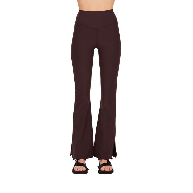 The Upside Womens Peached Flare Pants, Brown, rebel_hi-res