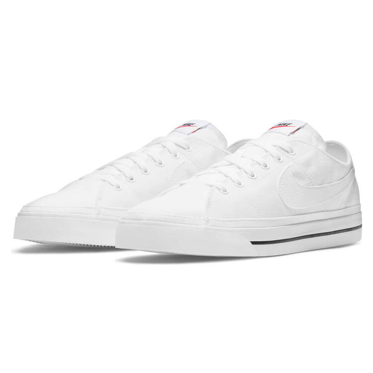 Nike Court Legacy Canvas Mens Casual Shoes White US 7, White, rebel_hi-res
