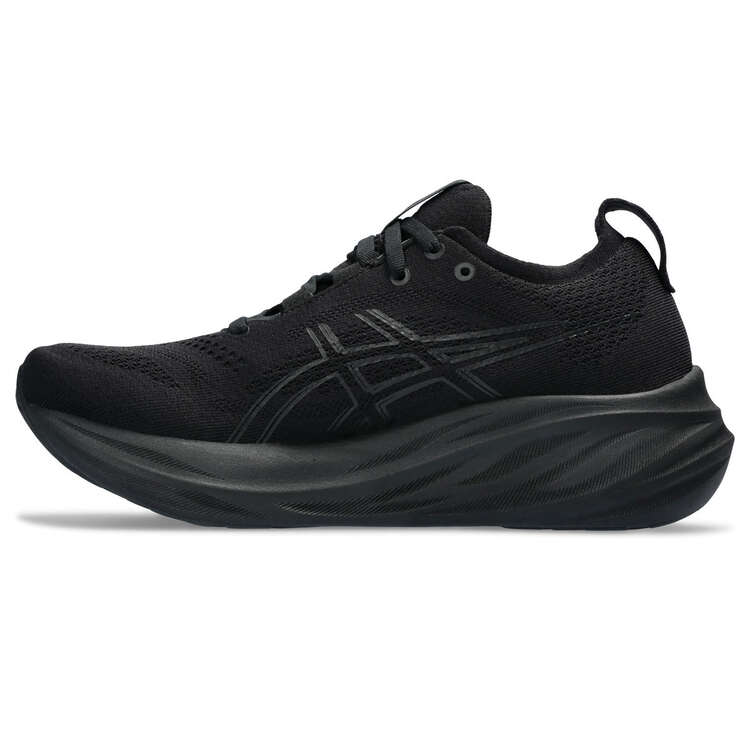 Asics GEL Nimbus 26 Womens Running Shoes Black/Black US 6, Black/Black, rebel_hi-res