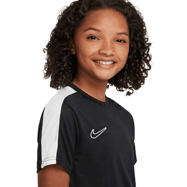 Nike Kids Dri-FIT Academy23 Football Tee, Black, rebel_hi-res