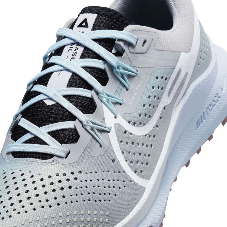 Nike Pegasus Trail 4 Womens Trail Running Shoes Grey/Blue US 6, Grey/Blue, rebel_hi-res
