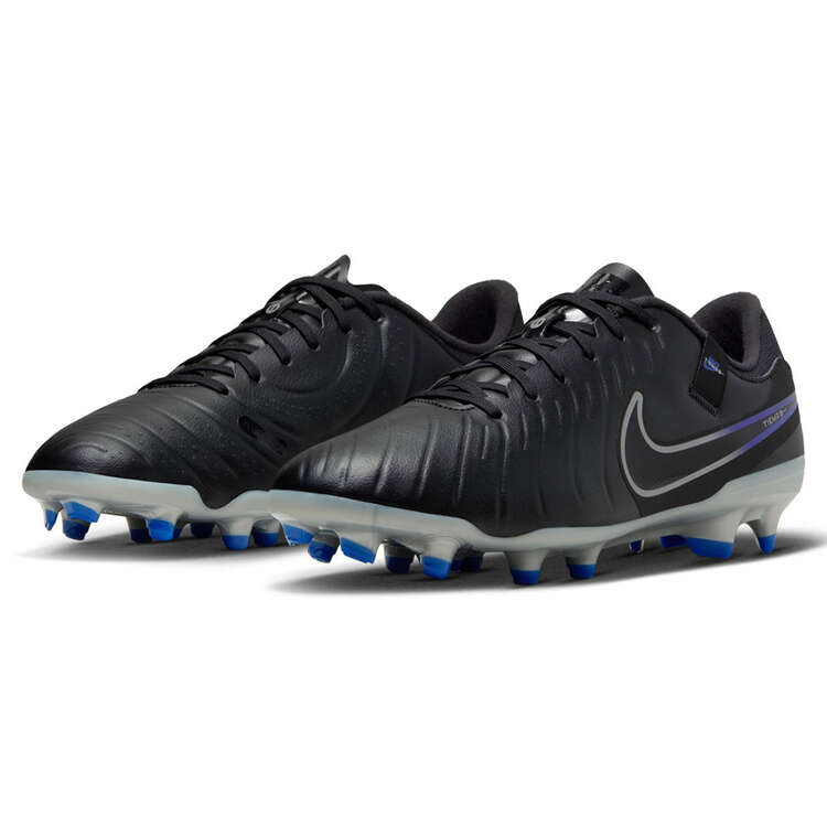 Nike Tiempo Legend 10 Academy Football Boots Black/Silver US Mens 5 / Womens 6.5, Black/Silver, rebel_hi-res