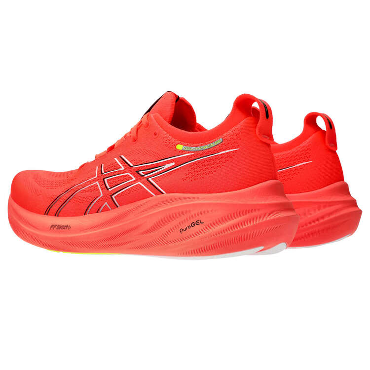 Asics GEL Nimbus 26 Mens Running Shoes, Red/Black, rebel_hi-res