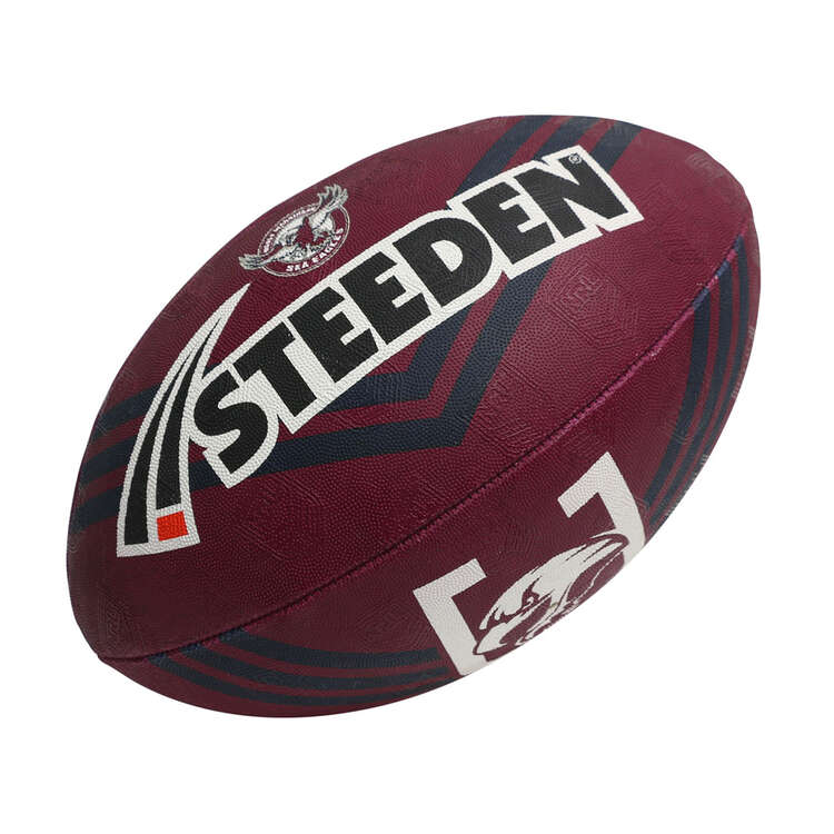 Steeden NRL Manly Warringah Sea Eagles Supporter Ball 11-inch, , rebel_hi-res