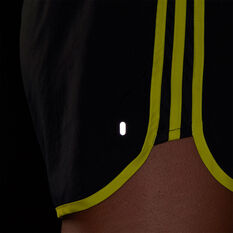 adidas Womens Marathon 20 Running Shorts, Black, rebel_hi-res