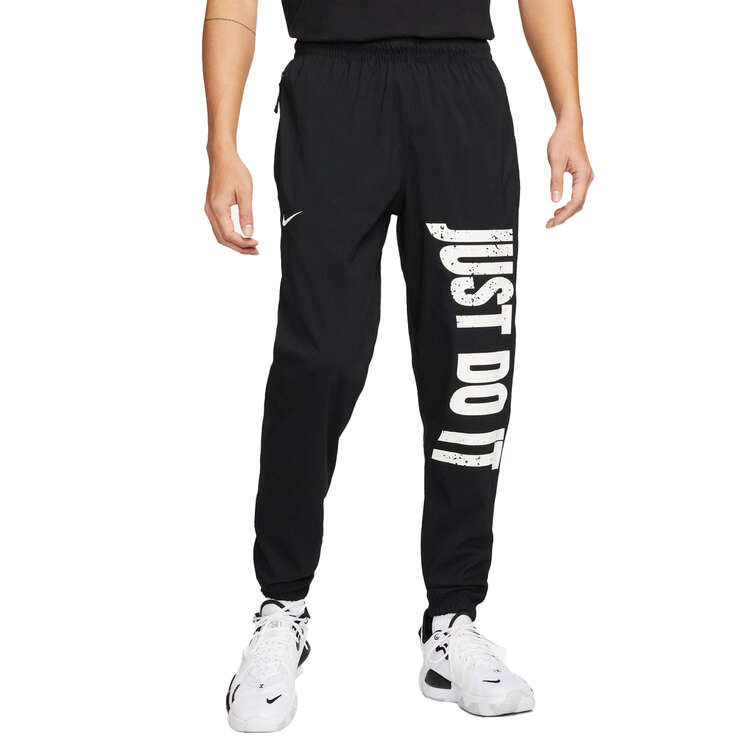 Nike Mens DNA Woven Basketball Pants, Black/White, rebel_hi-res