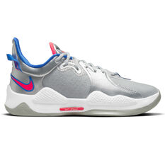 Nike PG 5 Basketball Shoes Silver/Purple US 7, Silver/Purple, rebel_hi-res