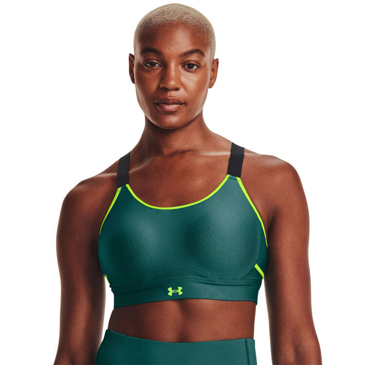 Under Armour Womens Infinity High Crossover Sports Bra Teal M