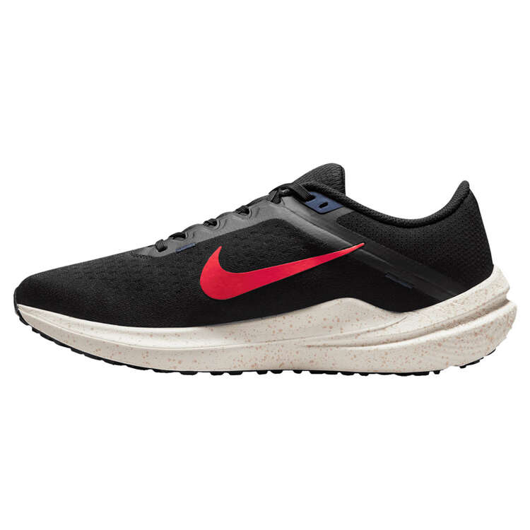 Nike Air Winflo 10 Mens Running Shoes, Black/White, rebel_hi-res