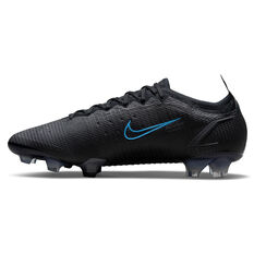 Nike Mercurial Vapor 14 Elite Football Boots Black/Grey US Mens 4 / Womens 5.5, Black/Grey, rebel_hi-res