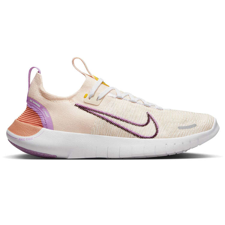 Nike Free Run Flyknit Next Nature Womens Running Shoes Pink/Purple US 8, Pink/Purple, rebel_hi-res
