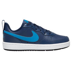 Nike Court Borough Low 2 GS Kids Casual Shoes Navy US 4, Navy, rebel_hi-res