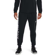 Under Armour Project Rock Mens Heavyweight Terry Track Pants, , rebel_hi-res