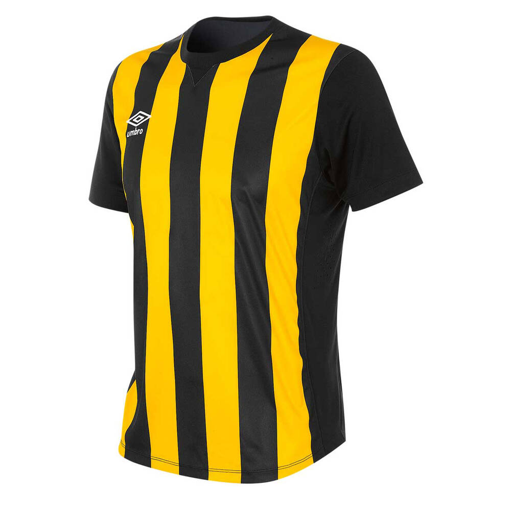 Umbro Mens Striped Jersey Yellow / Black XL | Rebel Sport