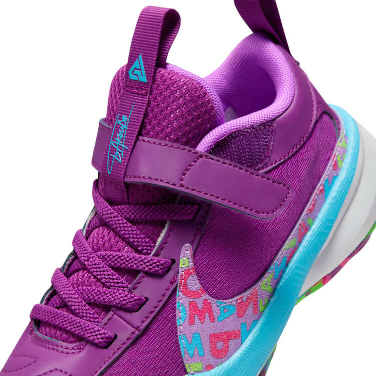 Nike Freak 5 PS Kids Basketball Shoes, Purple/Blue, rebel_hi-res