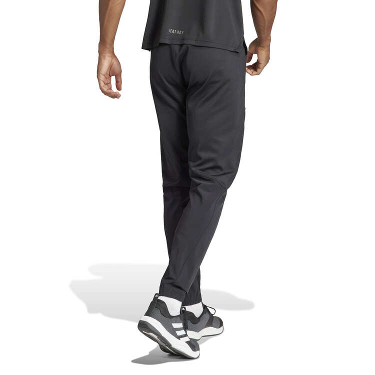 adidas Mens Designed for Training Pants, Black, rebel_hi-res