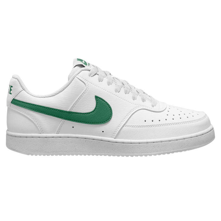 Nike Court Vision Low Next Nature Mens Casual Shoes White/Green US 7, White/Green, rebel_hi-res