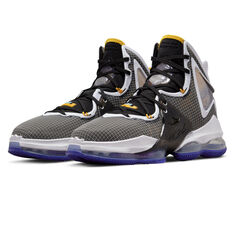 Nike LeBron 19 Graduate Basketball Shoes, Black/Gold, rebel_hi-res