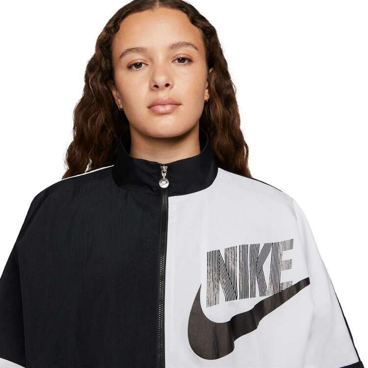 Nike Womens Sportswear Woven Dance Jacket, Black, rebel_hi-res