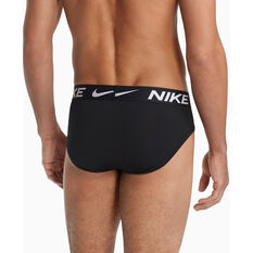 Nike Mens Essential Micro Hip Briefs 3 Pack, Black, rebel_hi-res