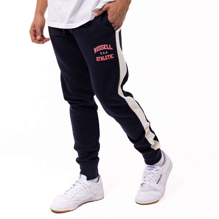 Russell Athletic Mens Small Arch Trackpants, Navy, rebel_hi-res