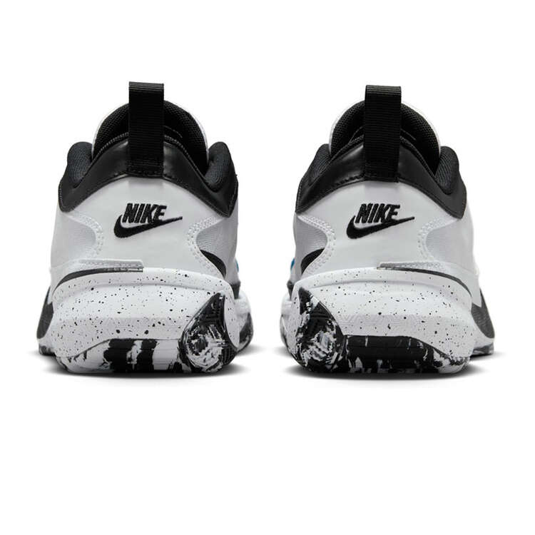 Nike Freak 5 GS Kids Basketball Shoes, White/Black, rebel_hi-res