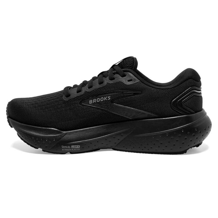 Brooks Glycerin 21 2E Mens Running Shoes Black US 8, Black, rebel_hi-res