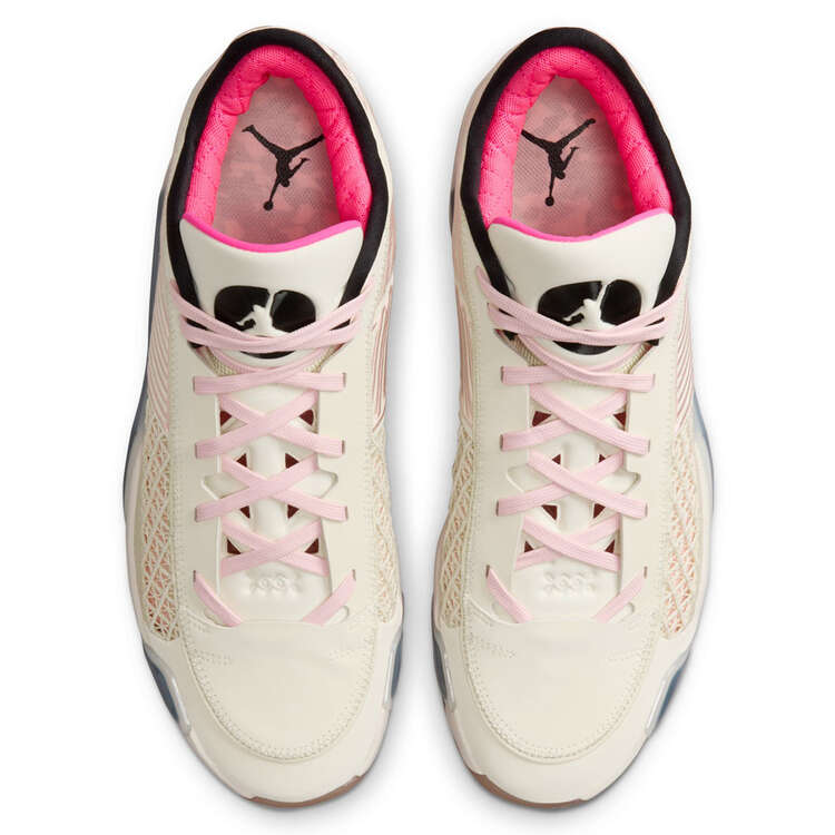 Air Jordan 38 Low Fresh Start Basketball Shoes, White/Pink, rebel_hi-res