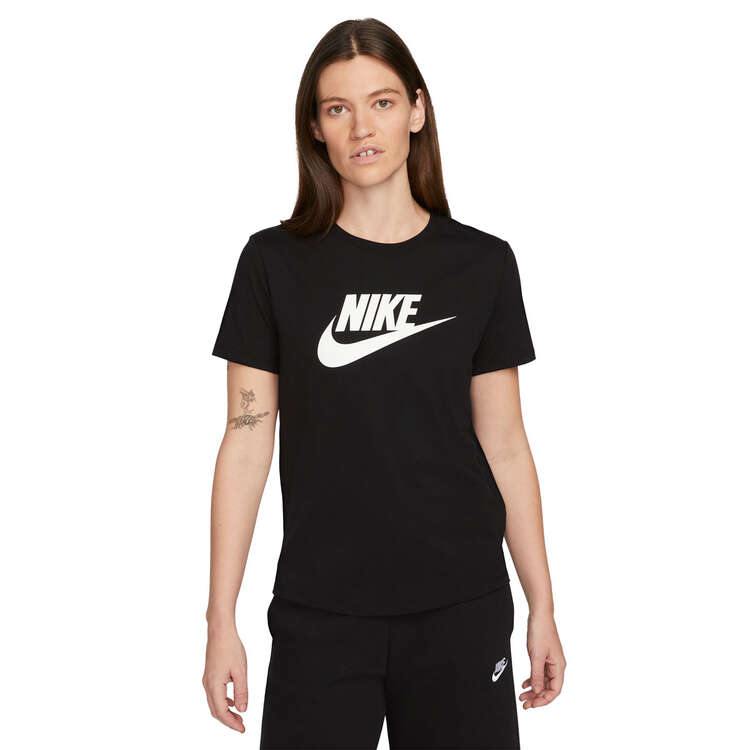Nike Womens Sportswear Club Essentials Tee, Black, rebel_hi-res
