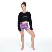 Flo Active Girls Nicole Long Active Shorts, , rebel_hi-res