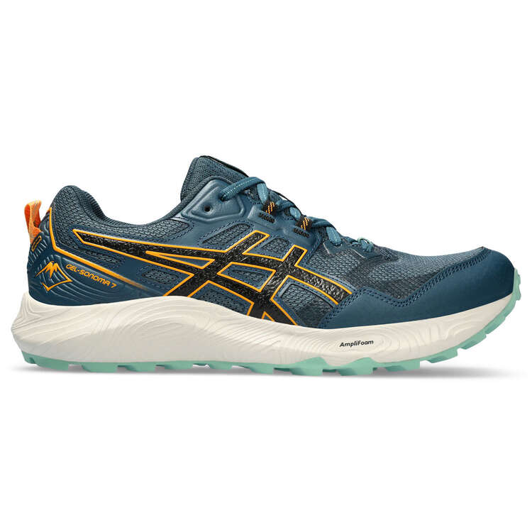 Asics GEL Sonoma 7 Mens Trail Running Shoes Blue/Black US 7, Blue/Black, rebel_hi-res