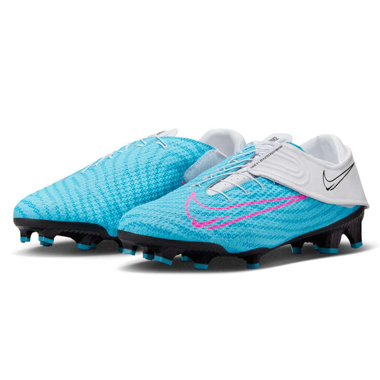 Nike Phantom GT2 Academy FlyEase Football Boots, Blue/Pink, rebel_hi-res