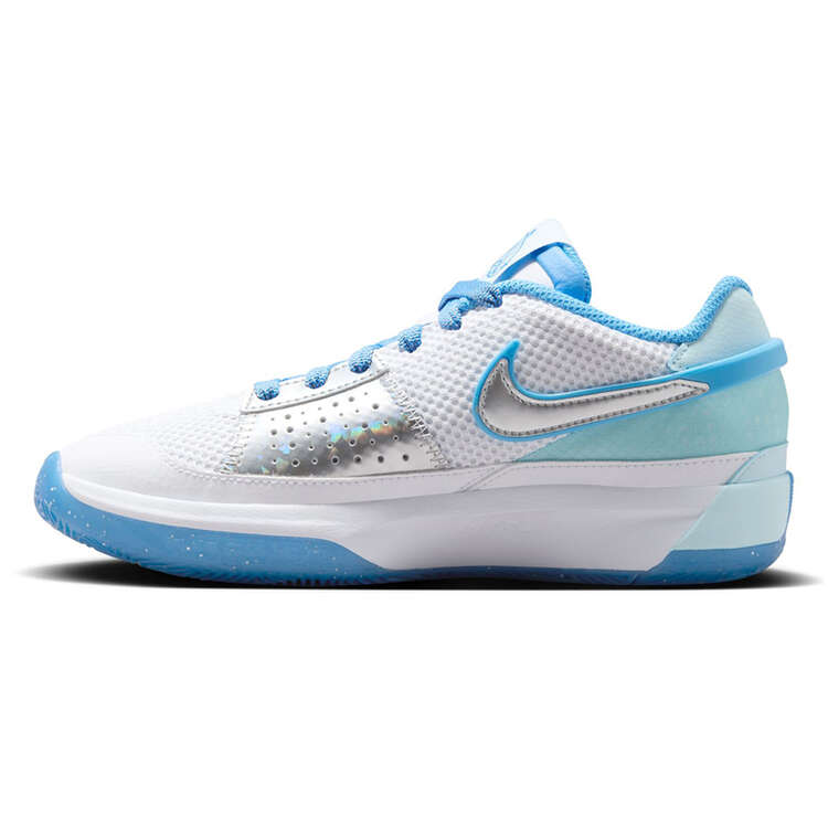 Nike JA 1 SE GS Basketball Shoes Blue/Silver US 5, Blue/Silver, rebel_hi-res