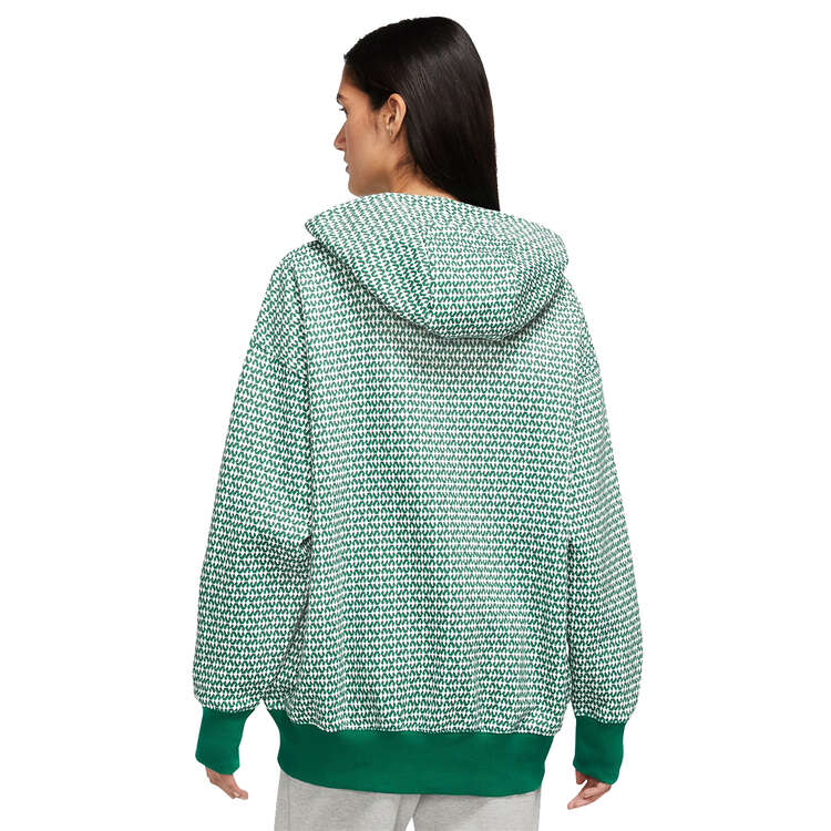 Nike Womens Sportswear Phoenix Fleece Oversized Pullover Hoodie, Green, rebel_hi-res