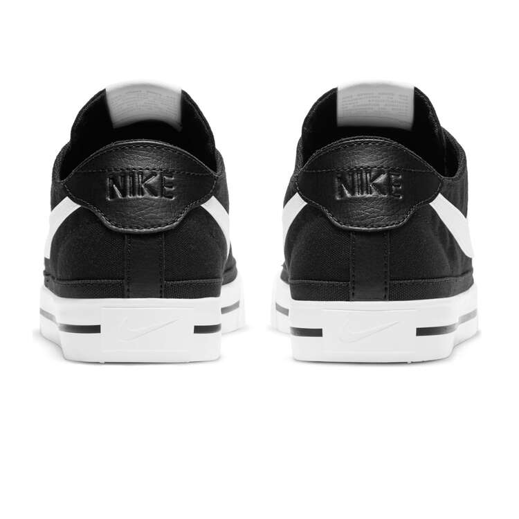 Nike Court Legacy Canvas Mens Casual Shoes Black/White US 7, Black/White, rebel_hi-res