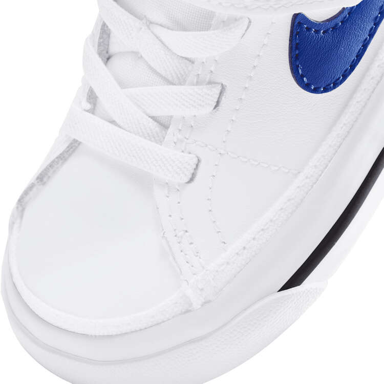 Nike Court Legacy Toddlers Shoes, White/Blue, rebel_hi-res