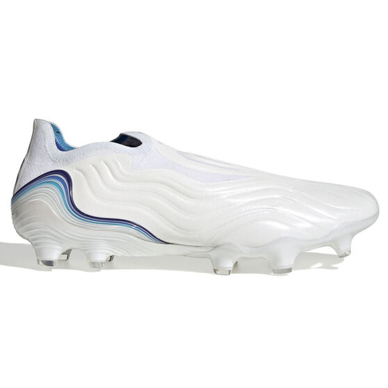 adidas Copa Sense + Football Boots, White/Blue, rebel_hi-res