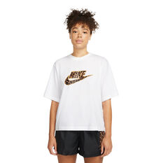 Nike Womens Sportswear Boxy Tee White XS, White, rebel_hi-res