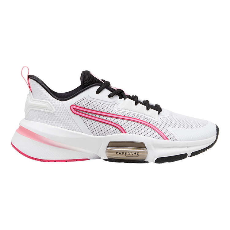 Puma PWRFrame TR 3 Womens Training Shoes White/Pink US 6, White/Pink, rebel_hi-res