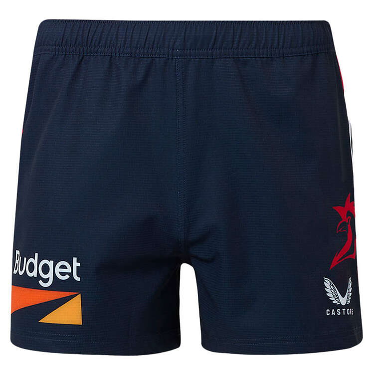 Sydney Roosters 2024 Mens Training Shorts, Navy, rebel_hi-res