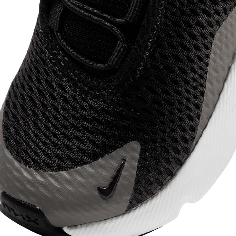 Nike Air Max 270 Toddlers Shoes Black/Silver US 4, Black/Silver, rebel_hi-res