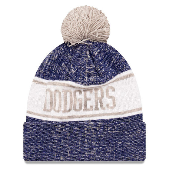 Los Angeles Dodgers New Era Pom Knit Beanie, , rebel_hi-res