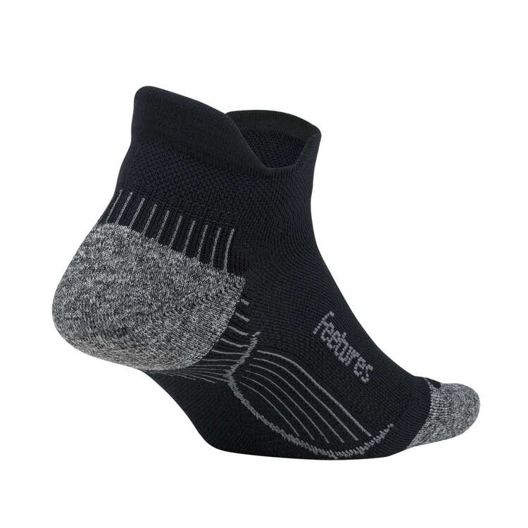 Feetures Plantar Faciitis Relief No Show Tab Socks Black M - WMN 7-9.5/MEN6-8.5, Black, rebel_hi-res