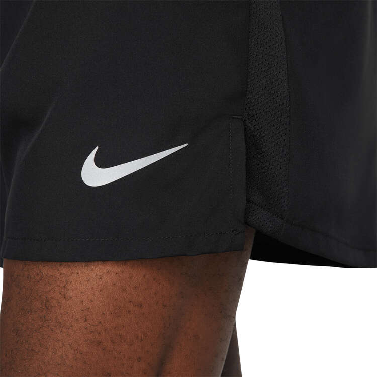 Nike Mens Dri-FIT Challenger 5-inch Shorts, Black, rebel_hi-res