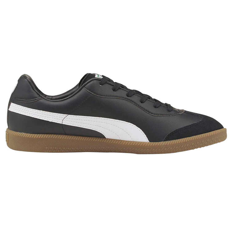 Puma King 21 IT Indoor Soccer Shoes Black US Mens 7 / Womens 8.5, Black, rebel_hi-res