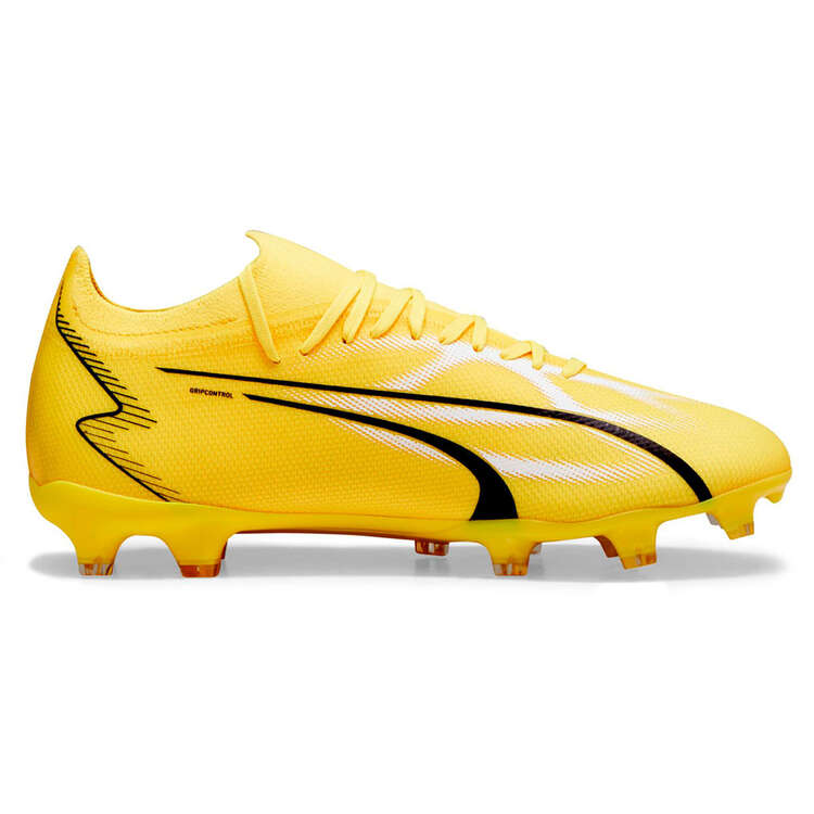 Puma Ultra Match Football Boots, Yellow/White, rebel_hi-res