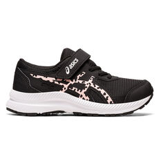 Asics GEL Contend 8 PS Kids Running Shoes Black/Pink US 11, Black/Pink, rebel_hi-res