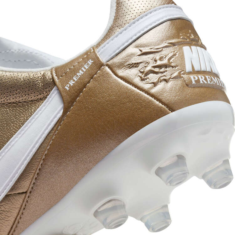 Nike Premier 3 Football Boots, Gold/White, rebel_hi-res