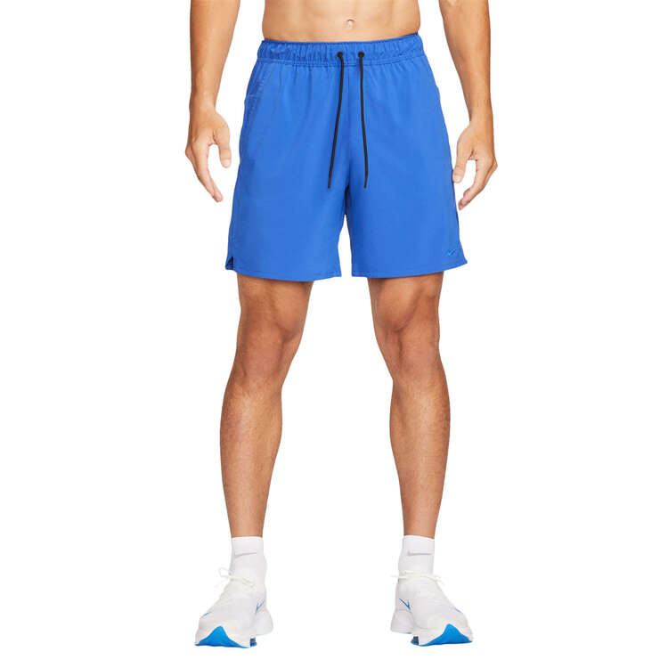 Nike Mens Dri-FIT Unlimited 7-inch Shorts Blue S, Blue, rebel_hi-res