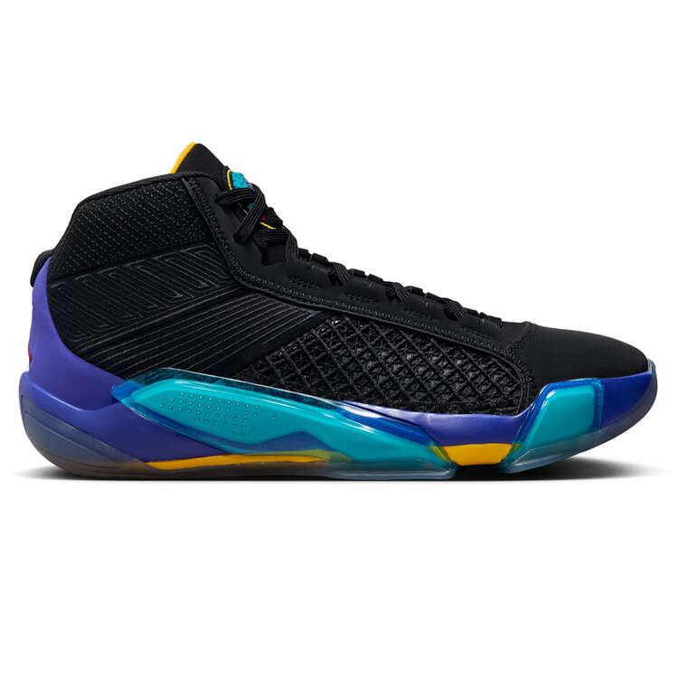 Air Jordan 38 Aqua Basketball Shoes Black/Multi US Mens 7 / Womens 8.5, Black/Multi, rebel_hi-res